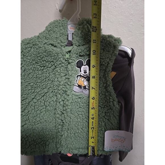 NEW Disney Baby Outfit 18 M Mickey Mouse 3 Piece Clothes - Picture 13 of 16